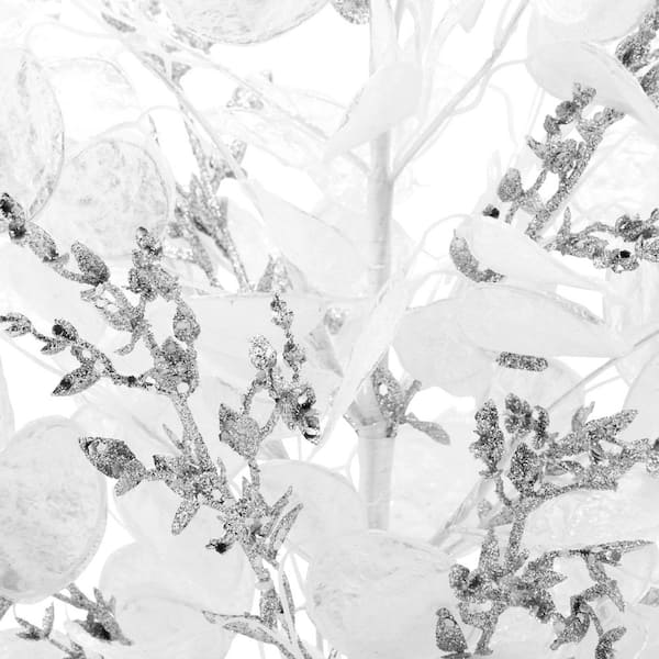 26 in. White Frost Tabletop Centerpiece Artificial Tree