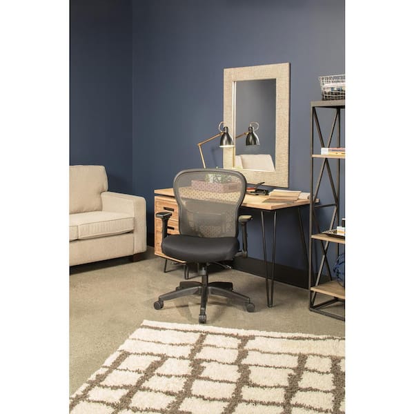 Office Star Products Deluxe R2 SpaceGrid Back Chair with Memory