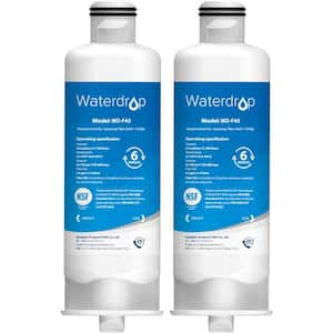 HAF-QIN/EXP Replacement for Samsung DA97-17376B, DA97-08006C, RF28R7201SR, Refrigerator Water Filter, 2 Filters