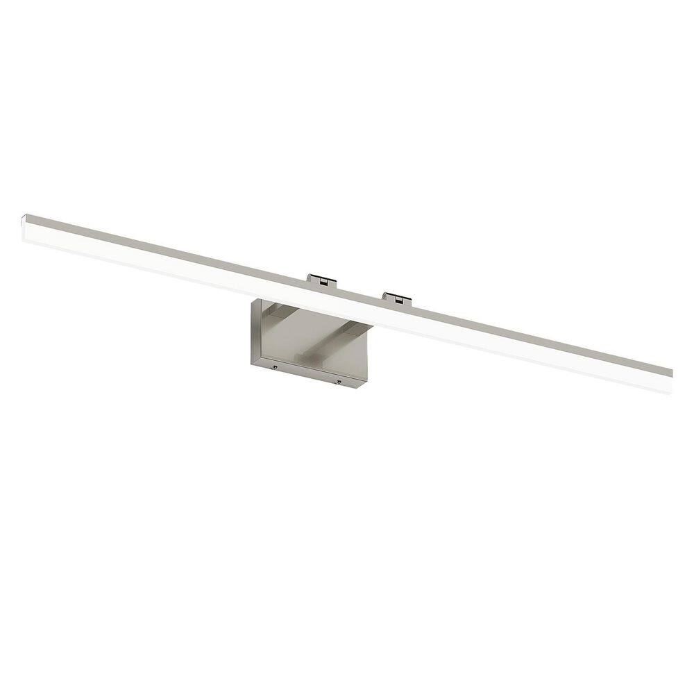 47.2 in. 1-Light LED Nikel Bathroom Vanity Light Bar, Dimmable 5500K price history on PriceWatchPro