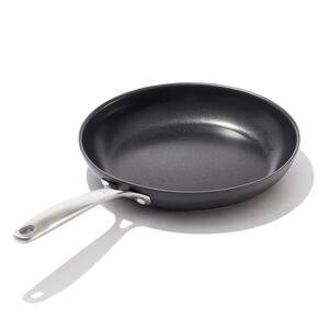 10 in. Hard-Anodized Aluminum 3-Layer German Engineered Nonstick Coating Frying Pan Skillet with Stainless Steel Handle