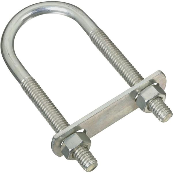 National Hardware #516-5/16 in. x 1-3/8 in. x 3-3/4 in. Zinc Plated U Bolt with Plate and Hex Nut
