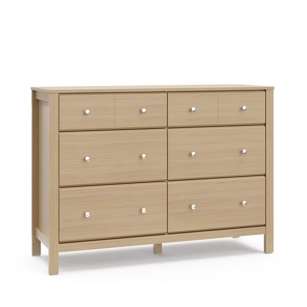 Storkcraft Horizon Driftwood 6-Drawer 47.88 in. Wide Dresser 03686-007 ...