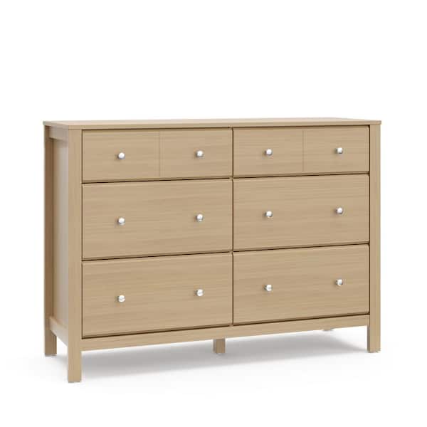 Horizon Driftwood 6-Drawer 47.88 in. Wide Dresser