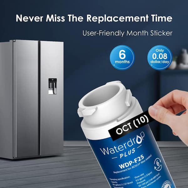 Waterdrop NSF 401 and 53 and 42 Certified Refrigerator Water Waterdrop NSF 401 and 53 and 42 Certified Refrigerator Water