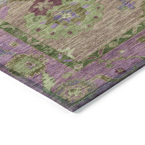 Chantille Machine Washable Indoor/Outdoor Abstract ACN2230 Brown 5 ft. x 7 ft. 6 in. Area Rug