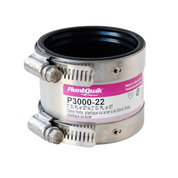 Proflex 2 in Neoprene Shielded Coupling DWV,Sewer and amp; Drain Mechanical Proflex 2 in Neoprene Shielded Coupling DWV,Sewer and amp; Drain Mechanical