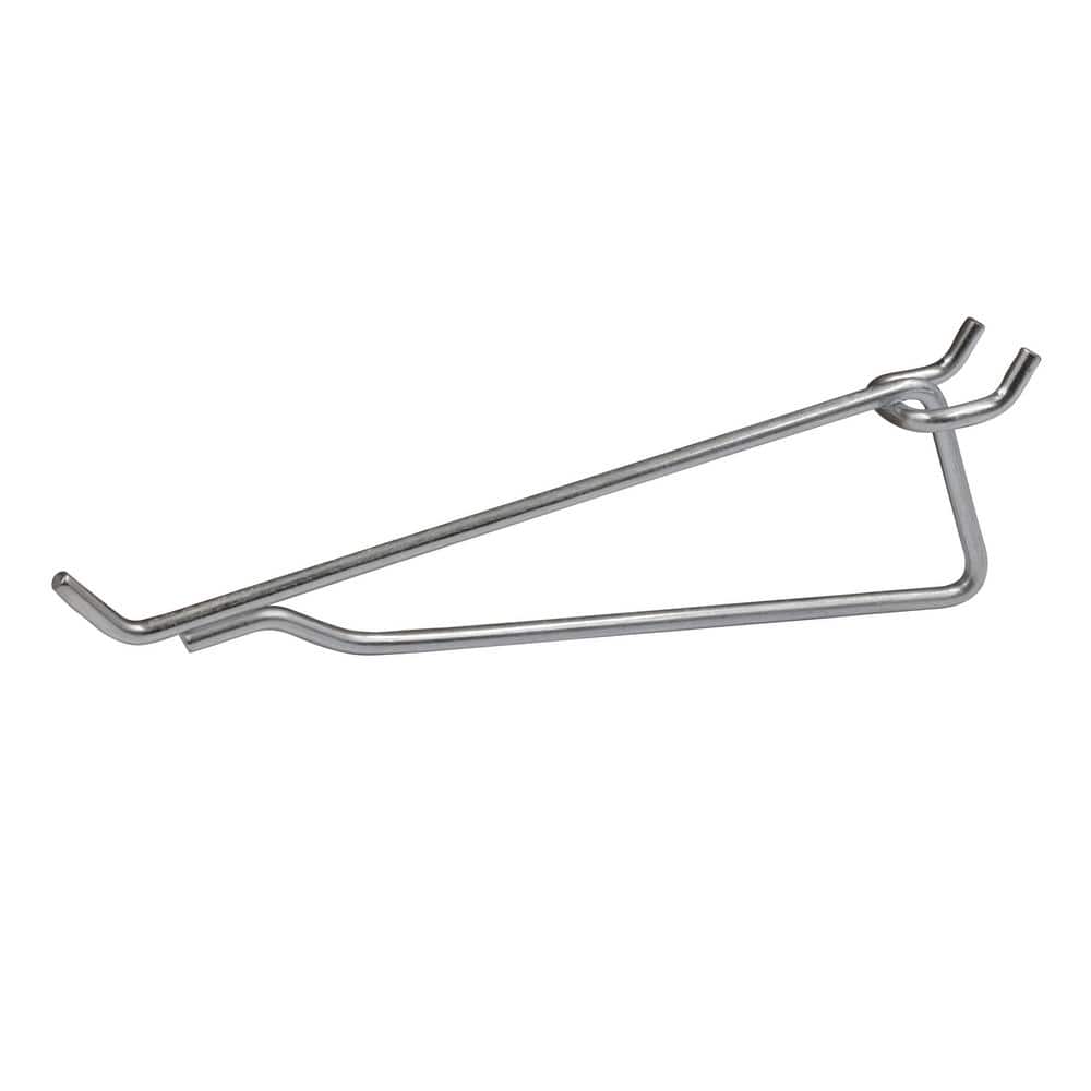 Garage Shelf Hanger Hooks One Inch Metal Peg Kit 250 PACK 1/8"-1/4" Pegboard
