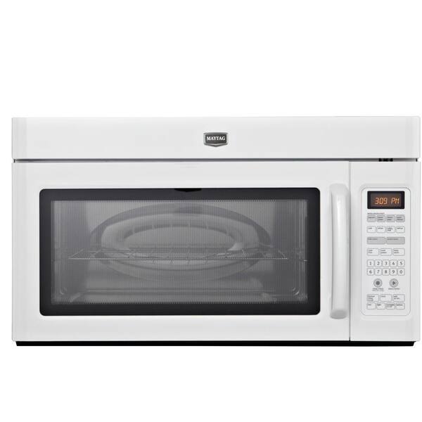 Maytag 2.0 cu. ft. Over the Range Microwave in White with Sensor Cooking