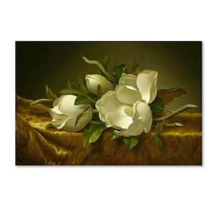 Magnolias on Gold Velvet Cloth by Martin Johnson Heade