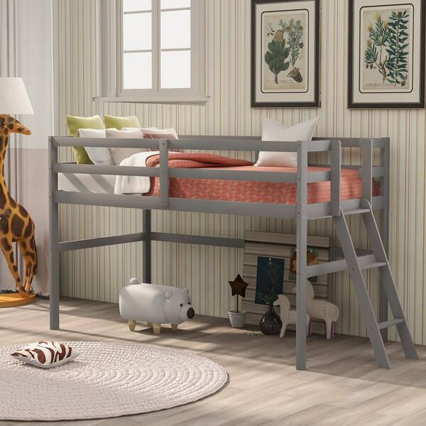 Ackerly twin deals low loft bed