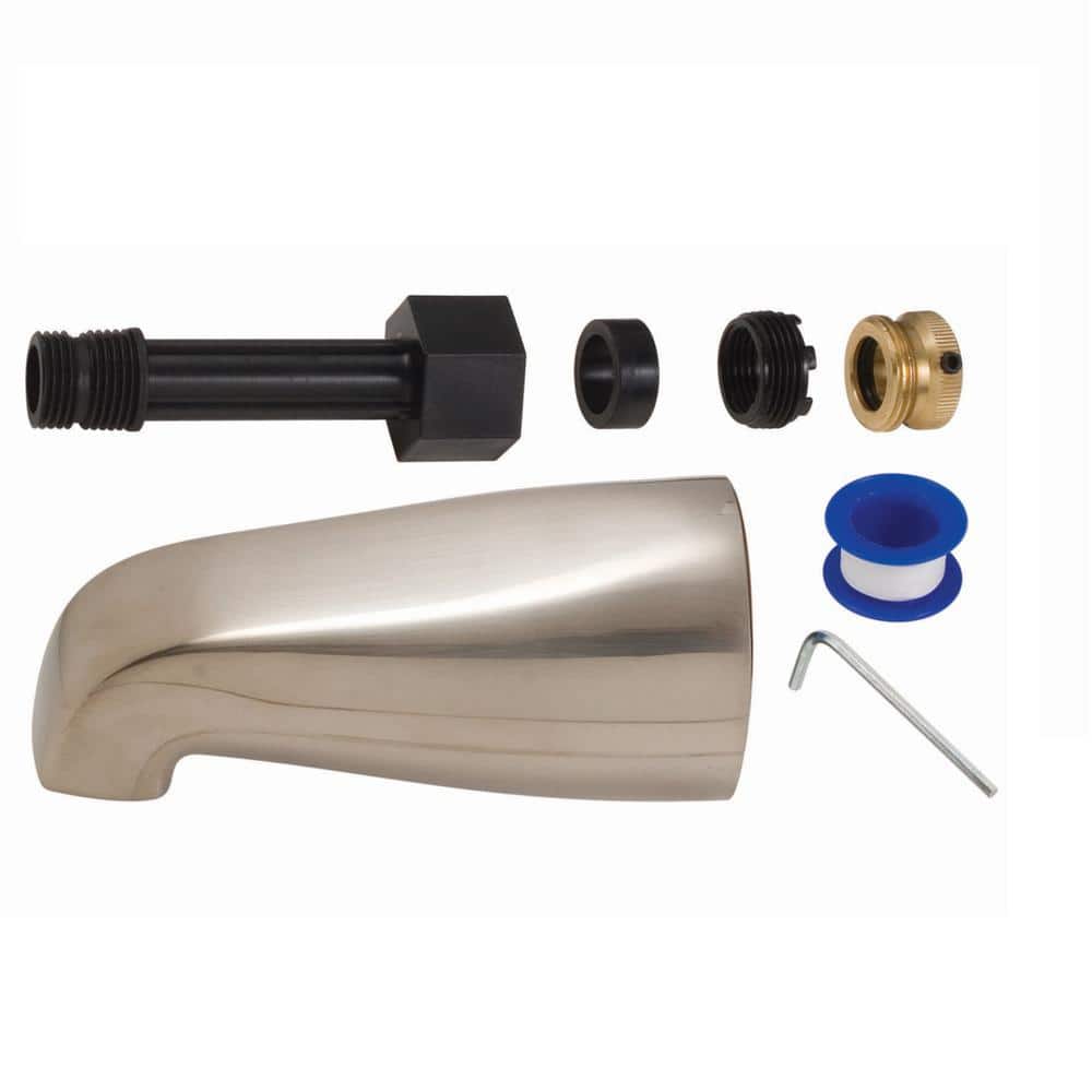 Mixet Universal 5-1/8 in. Filler Tub Spout in PVD Satin Nickel price history on PriceWatchPro