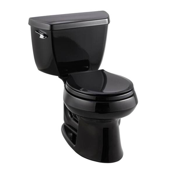 KOHLER Wellworth Classic 2-Piece 1.6 GPF Round Front Toilet with Class Five Flushing Technology in Almond-DISCONTINUED