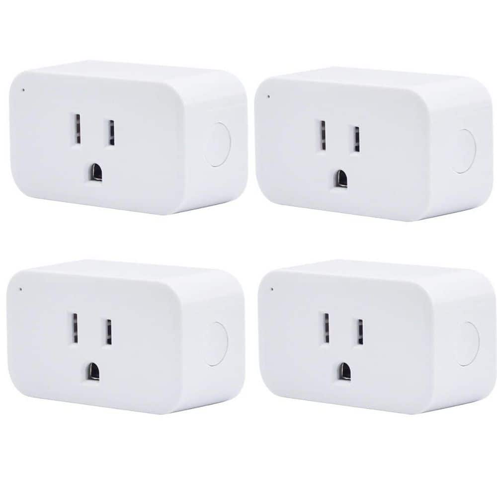 15A Zigbee Smart Plug Timer Function Zigbee Repeater ETL Certified Requires Zigbee Hub 4 Pack White price history on PriceWatchPro