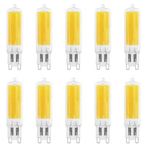 50-Watt T4 G9 Halogen Equivalent G9 LED Bulb Dimmable 4.5-Watt 3500K 450 Lumens Glass G9 Bi Pin Base (10-Pack)