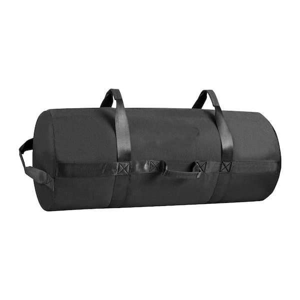 SKYSHALO Heavy Duty Workout Sandbag 125-200 lbs. Adjustable Slam Bag for Strength Training Cross-Training Home Gym Black