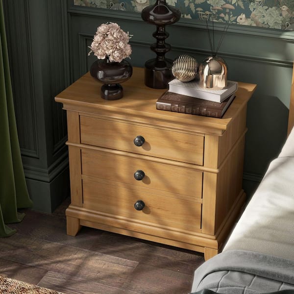 Furniture of America Zeller Natural Oak 2-Drawer 28 in. W