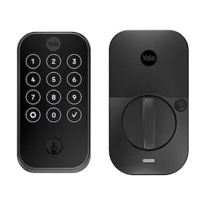 Assure 2 Smart Lock Black Suede Keyed Wi-Fi Single Cylinder Deadbolt with Touchscreen Keypad