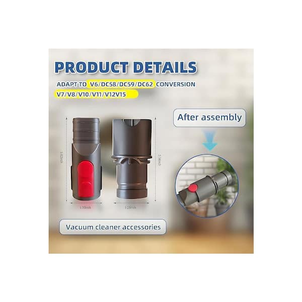 LAIFUCAM Vacuum Attachment Kit for Dyson Gen5 V15 V12 V8 V11 V10
