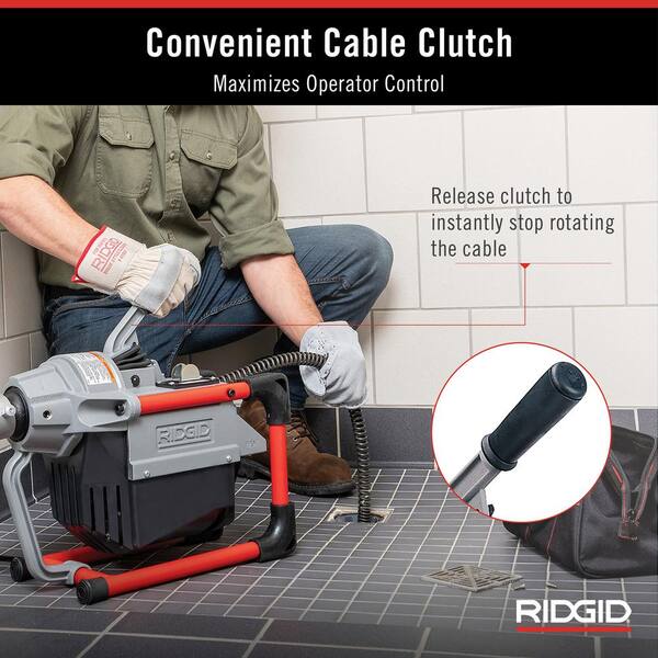 thumbnail image 2 of Ridgid K-60SP 115V 1/2HP Sectional Machine Drain Cleaner – Model 66492 2 of 6