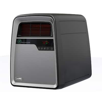 Infrared Quartz 1500-Watt Electric Portable Space Heater with Remote Control and Cool-Touch Housing