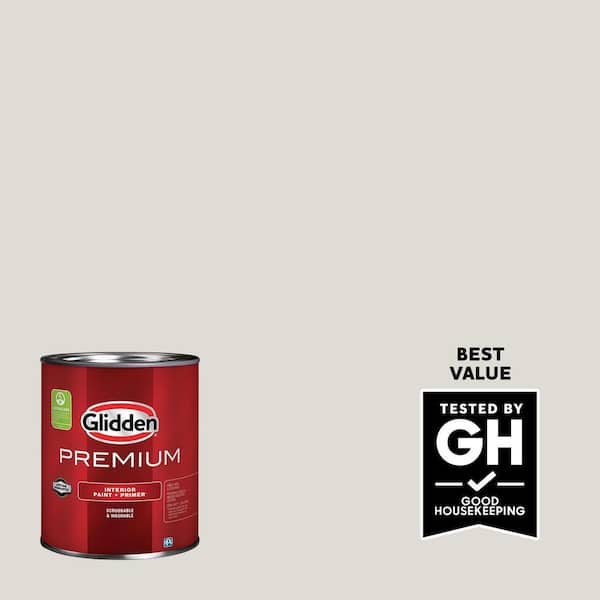 Glidden Premium 1 qt. PPG1006-2 Shark Flat Interior Latex Paint