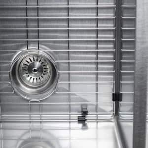 ZLINE Chamonix 36" Undermount Double Bowl Sink in DuraSnow Stainless Steel (SR60D-36S)