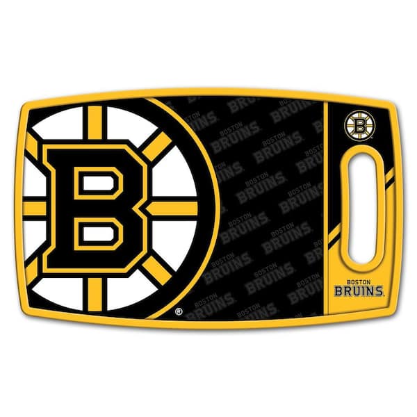 NHL Boston Bruins Logo Series Cutting Board 9in x 0.5in- Rectangle- Manufactured Wood and polypropylene