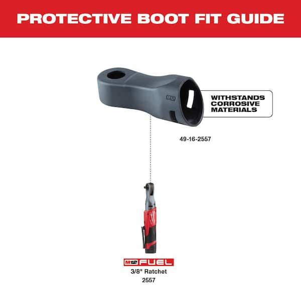 M12 FUEL 3/8 in. Ratchet Protective Rubber Boot