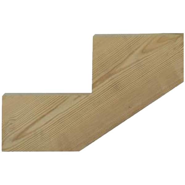 2-Step Ground Contact Pressure Treated Pine Stair Stringer