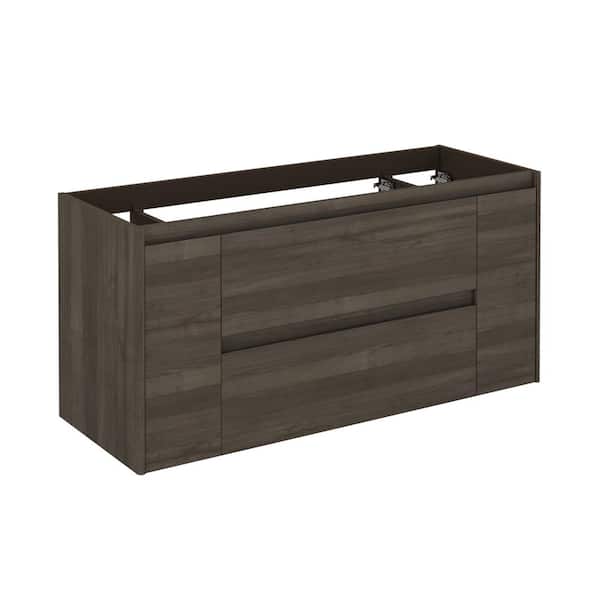 WS Bath Collections Ambra 47.5 in. W x 17.6 in. D x 21.8 in. H Bath Vanity Cabinet Only in Samara Ash