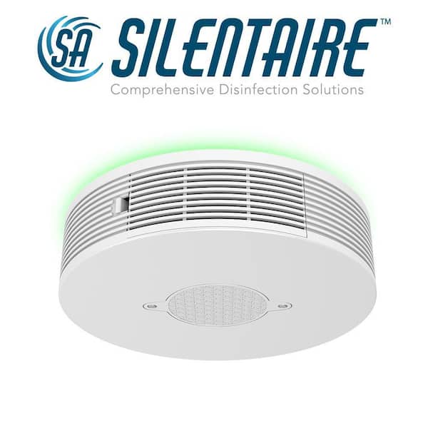SILENTAIRE Plasma 400 sq. ft. Ion Generator Filtered Whole House Air Purifier in White Universal H1N1 & STA 8032 Certified (8-Pack)