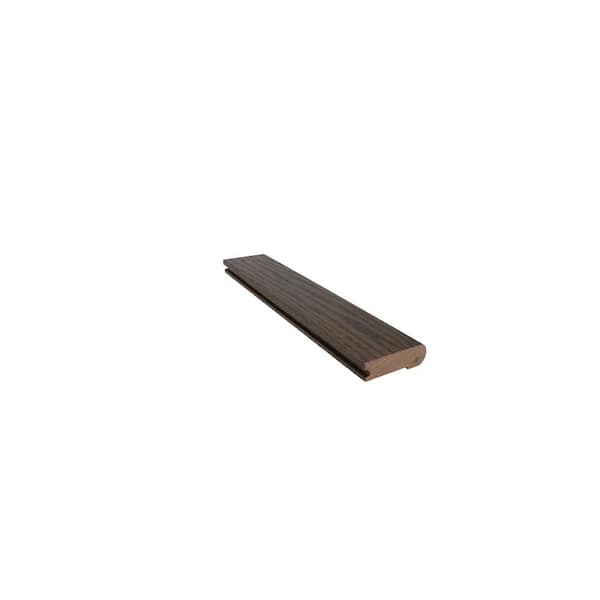 ROPPE Stair Nose Tuno Oak 0.75 in. T x 20.75 in. W x 78 in. L Solid Matte Hardwood Trim