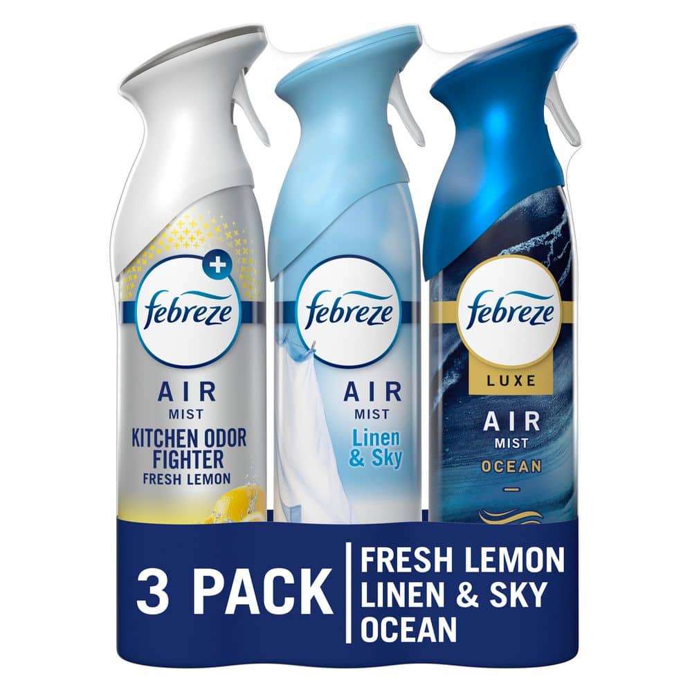 Febreze Air Mist 8.1 oz. Variety Scent Air Freshener Spray (3-Count)  003077220553