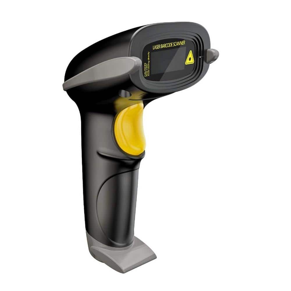Wireless Barcode Scanner 328 ft. Transmission Distance USB Cordless 1D Lase