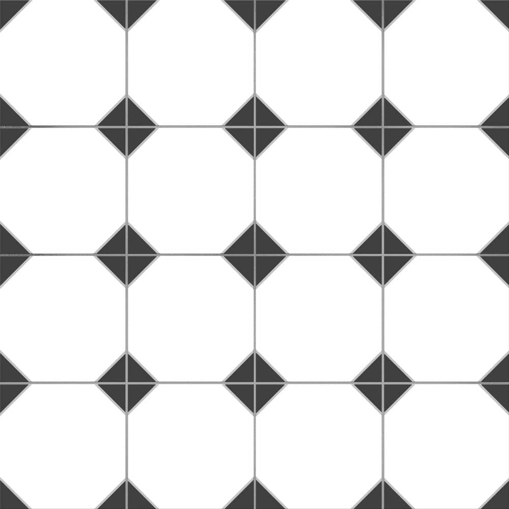 Canterbury Black 13 in. x 13 in. Porcelain Floor and Wall Tile (10.76 sq. ft. /Case) price history on PriceWatchPro