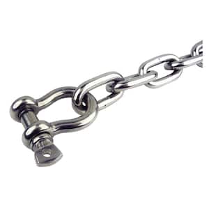 1/4 in. x 4 ft. Anchor Lead Chain in Stainless Steel