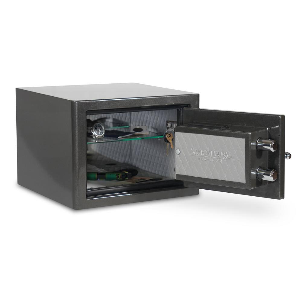 Dark Gray Medium Fireproof Waterproof Digital Safe