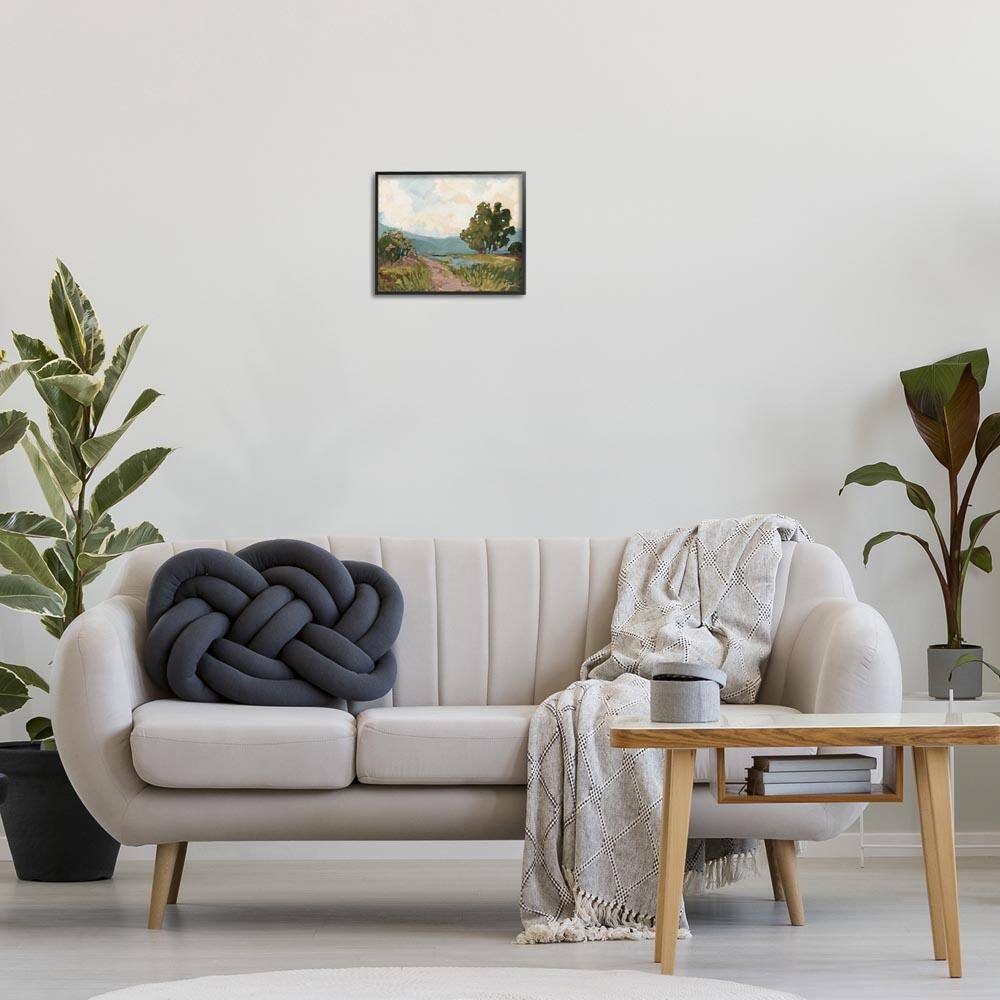 Path to Distant Countryside by Sara Baker Black Framed Nature Giclee Art Print 11 in. x 14 in. price history on PriceWatchPro