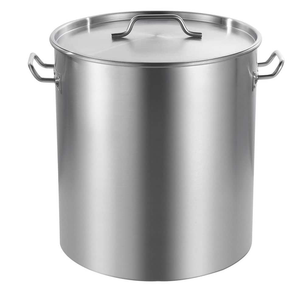 SVOPES 64 qt. Stainless Steel Stockpot, Heavy Duty Cookware