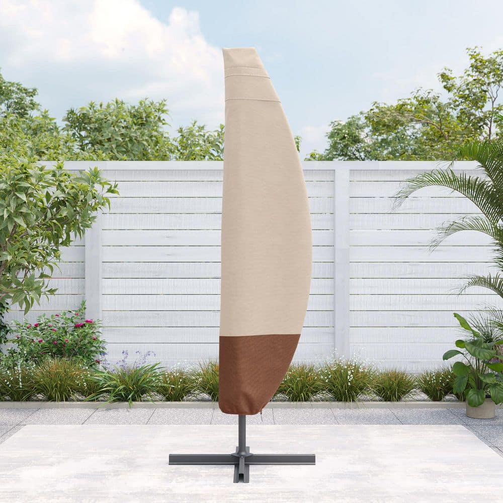 cantilever offset patio umbrella cover Protect your largest umbrellas with the Supreme Umbrella Cover by Midtown Umbrellas Cantilever Patio Umbrella - Round