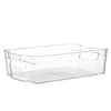 LEXI HOME Acrylic Produce Food Storage Container Organizer with Divider and  Vented Lids 3-Pack LB5695P3 - The Home Depot