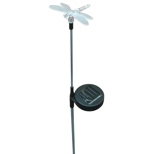 Hold All Outdoor Black LED Dragonfly Solar Path Light-DISCONTINUED