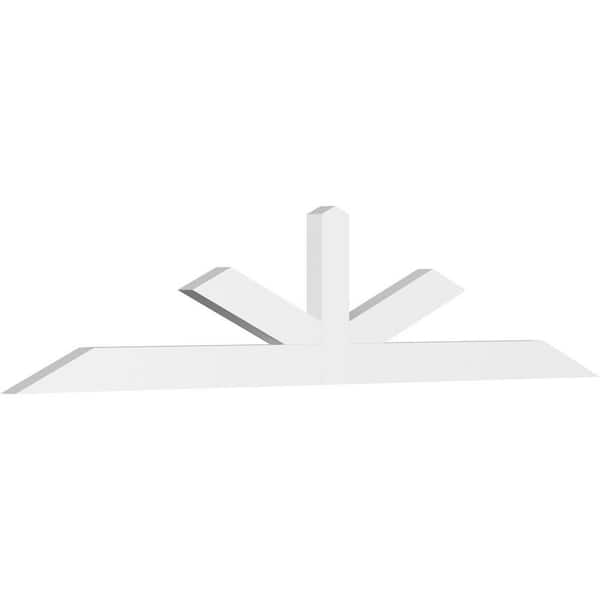 Ekena Millwork Saratoga 84 in. W x 17.5 in. H x 2 in. D Signature Polyurethane Bracket