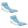 Swimline SunChaser Swimming Pool Padded Floating Luxury Chair Lounger ...