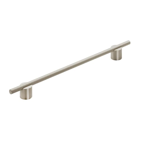 Amerock Transcendent 10-1/16 in. (256mm) Modern Silver Champagne Bar Cabinet Pull