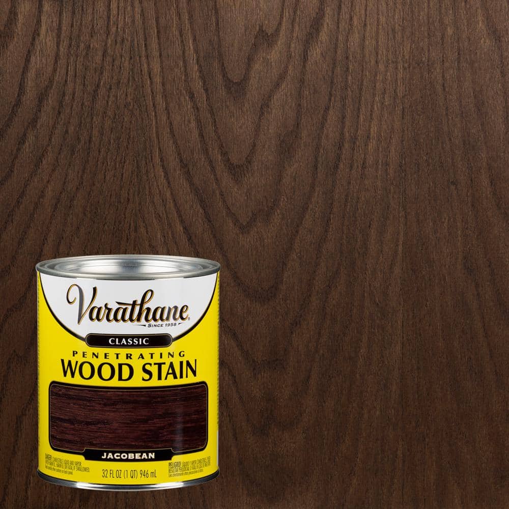 Varathane 1 Qt Jacobean Classic Wood, Hardwood Floor Stain Color Jacobean