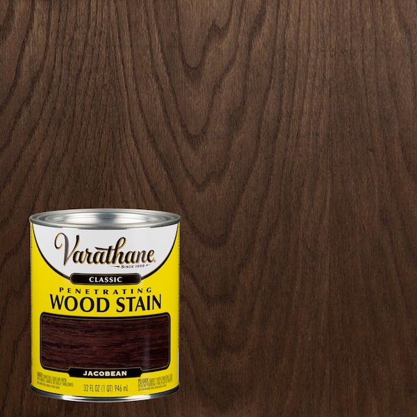 Varathane 1 qt. Jacobean Classic Wood Interior Stain 339722 - The ...