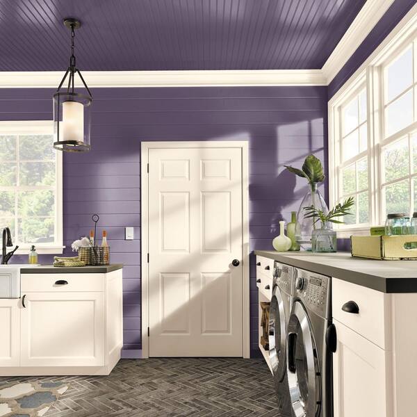 Behr Marquee 1 Qt 660d 7 Blackberry Farm Satin Enamel Interior Paint Primer 745304 Behr Marquee 1 Qt 660d 7 Blackberry, Blackberry House Paint Kitchen Cabinets