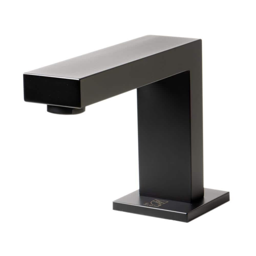 Matte Black Brass Widespread Bathroom Faucet